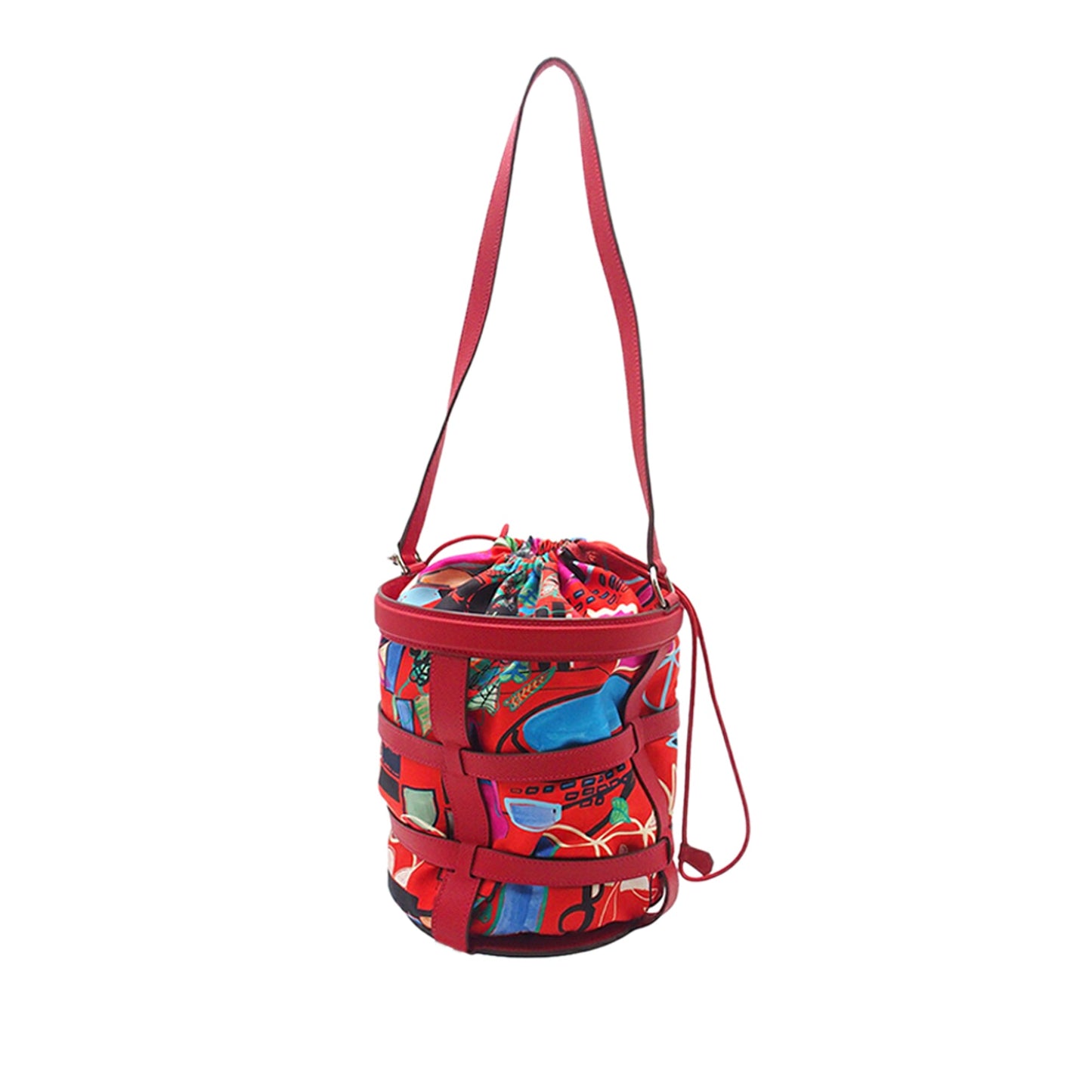 Hermès Silk and Epsom Sac Musardine