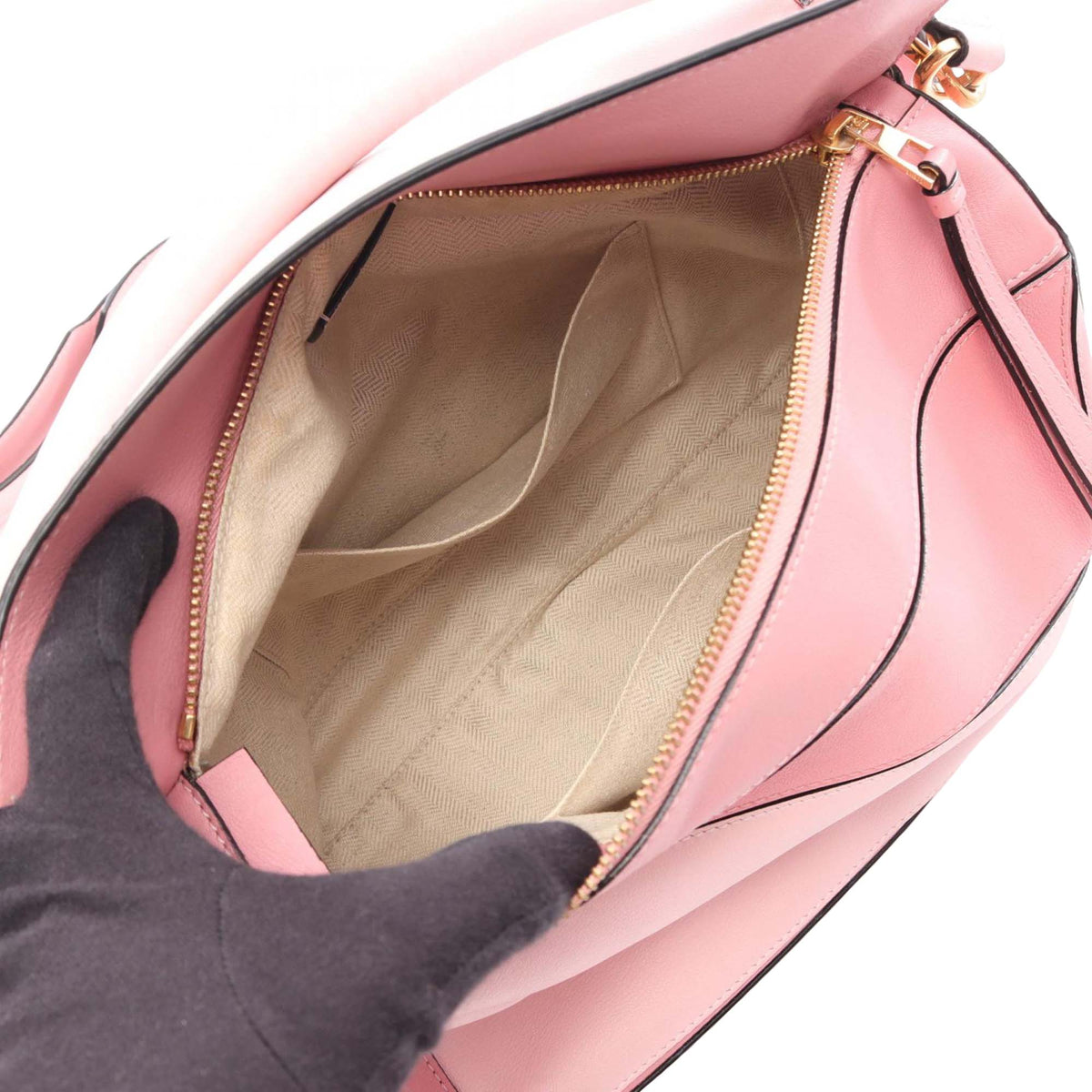 LOEWE Medium Calfskin Puzzle Satchel