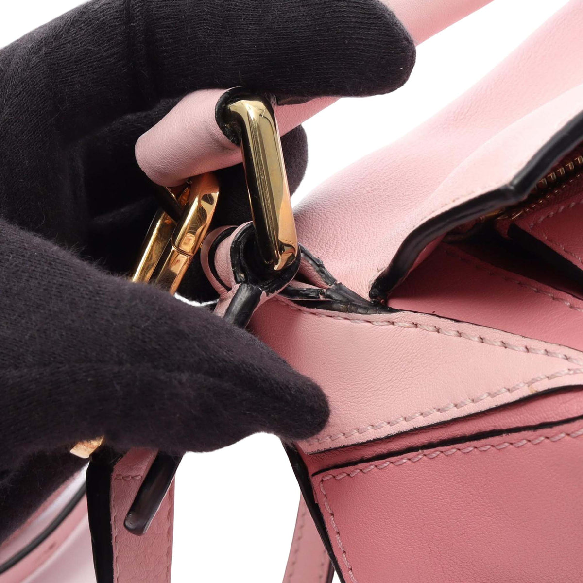 LOEWE Medium Calfskin Puzzle Satchel