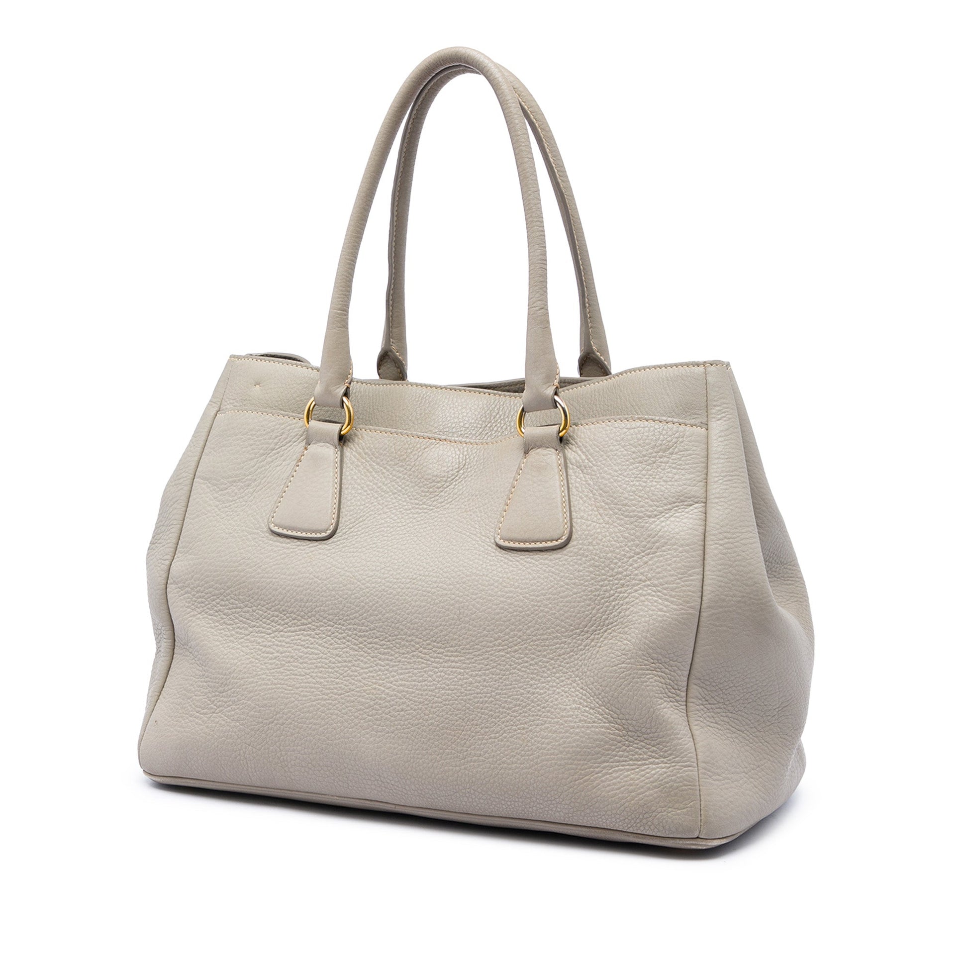 Prada Vitello Daino Open Convertible Tote