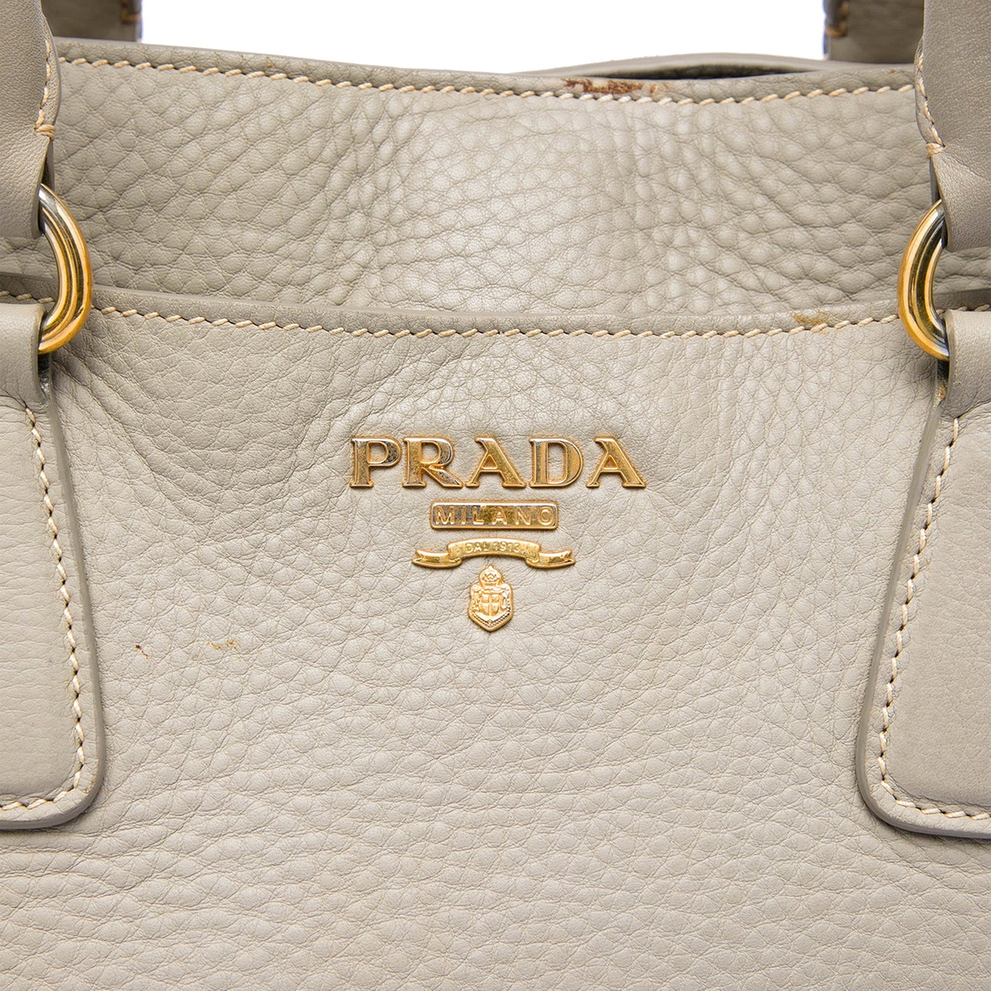 Prada Vitello Daino Open Convertible Tote