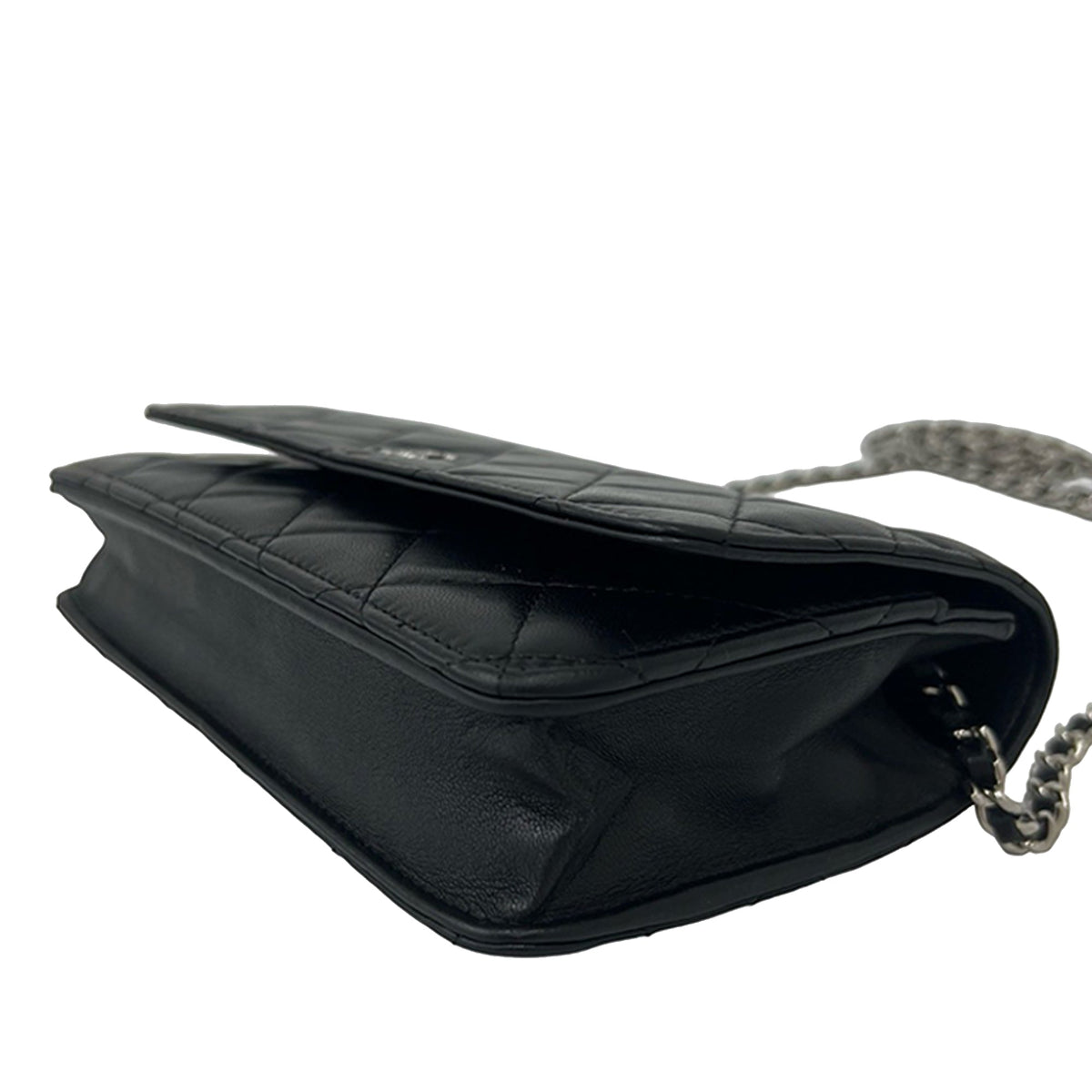 Chanel CC Quilted Lambskin Wallet On Chain