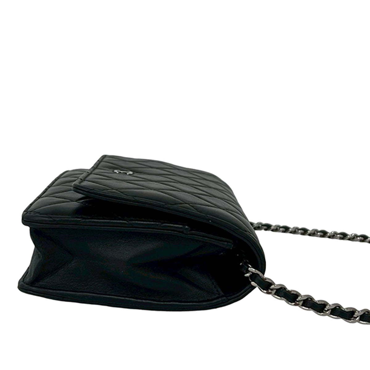 Chanel CC Quilted Lambskin Wallet On Chain