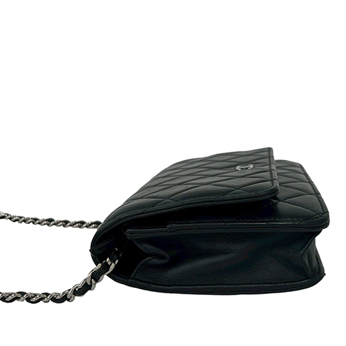Chanel CC Quilted Lambskin Wallet On Chain