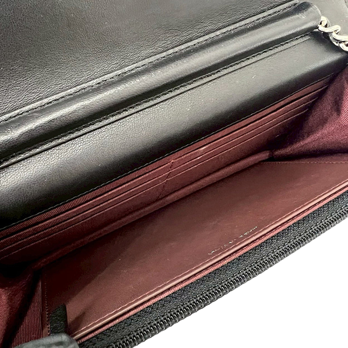 Chanel CC Quilted Lambskin Wallet On Chain