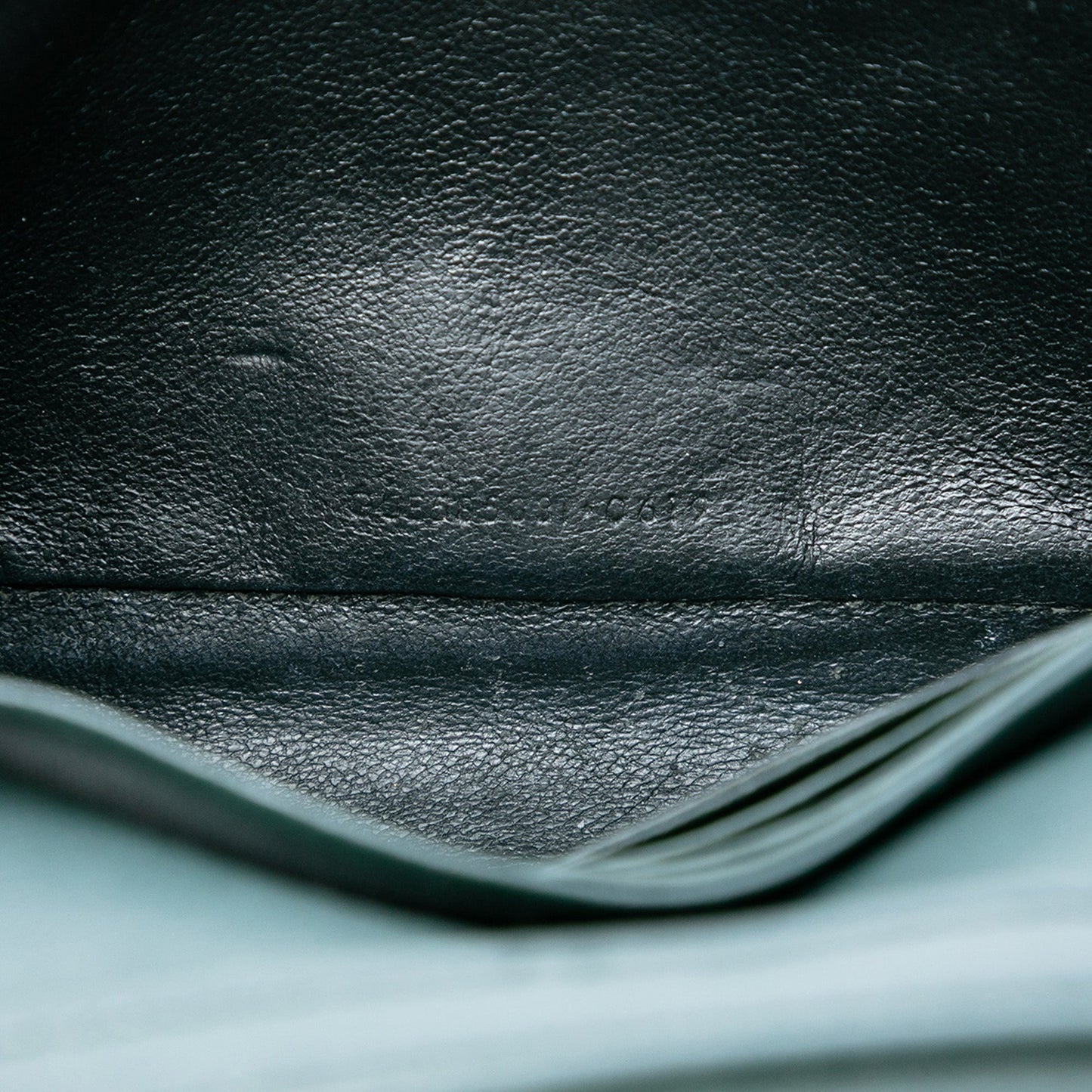 Saint Laurent Quilted Lambskin Diamond Becky Chain Wallet