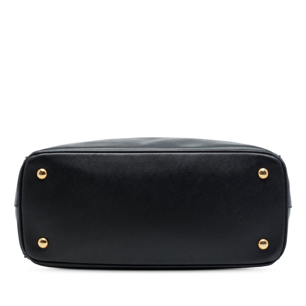 Prada Small Saffiano Lux Gardeners Tote — Black