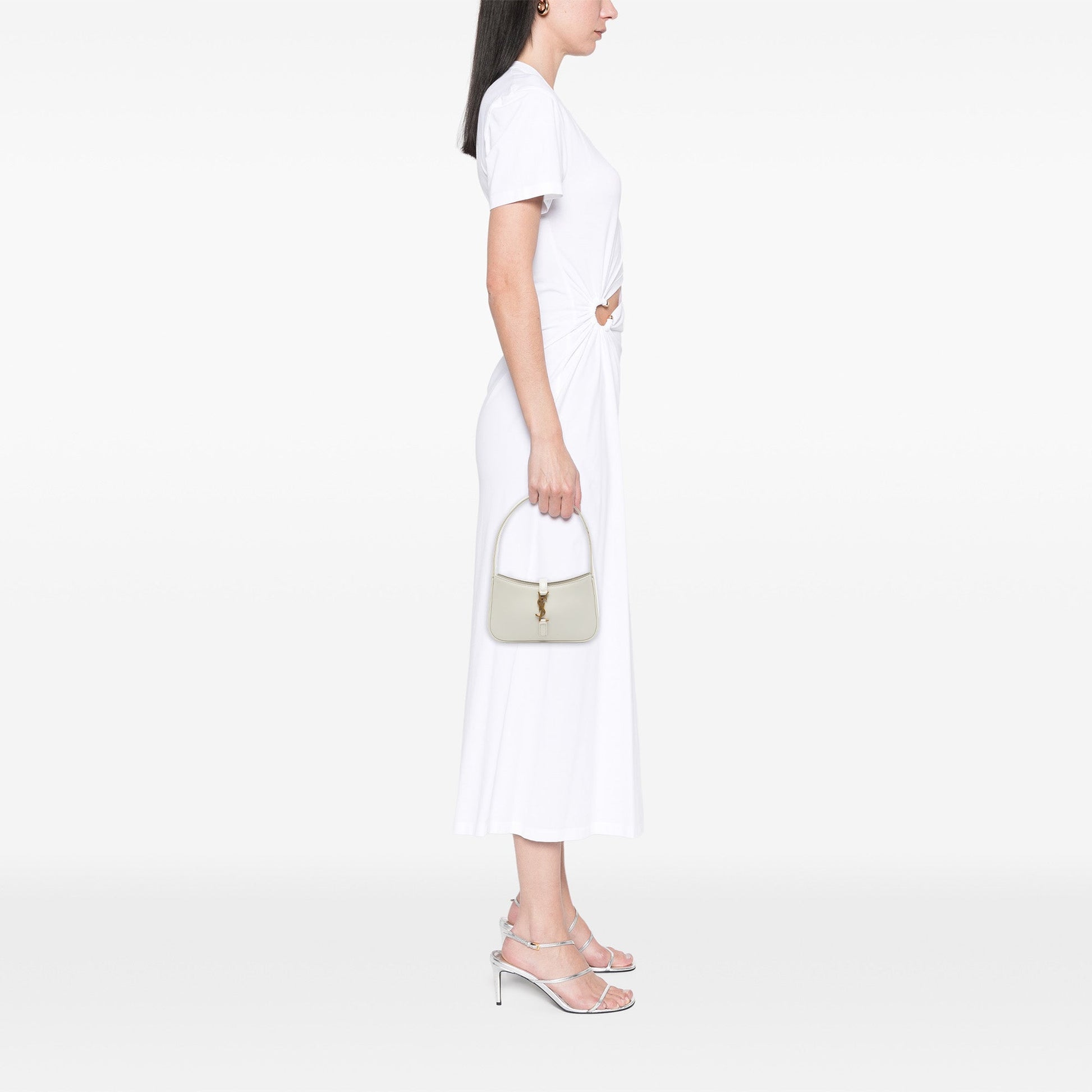 Saint Laurent Mini Smooth Calfskin Le 5 a 7