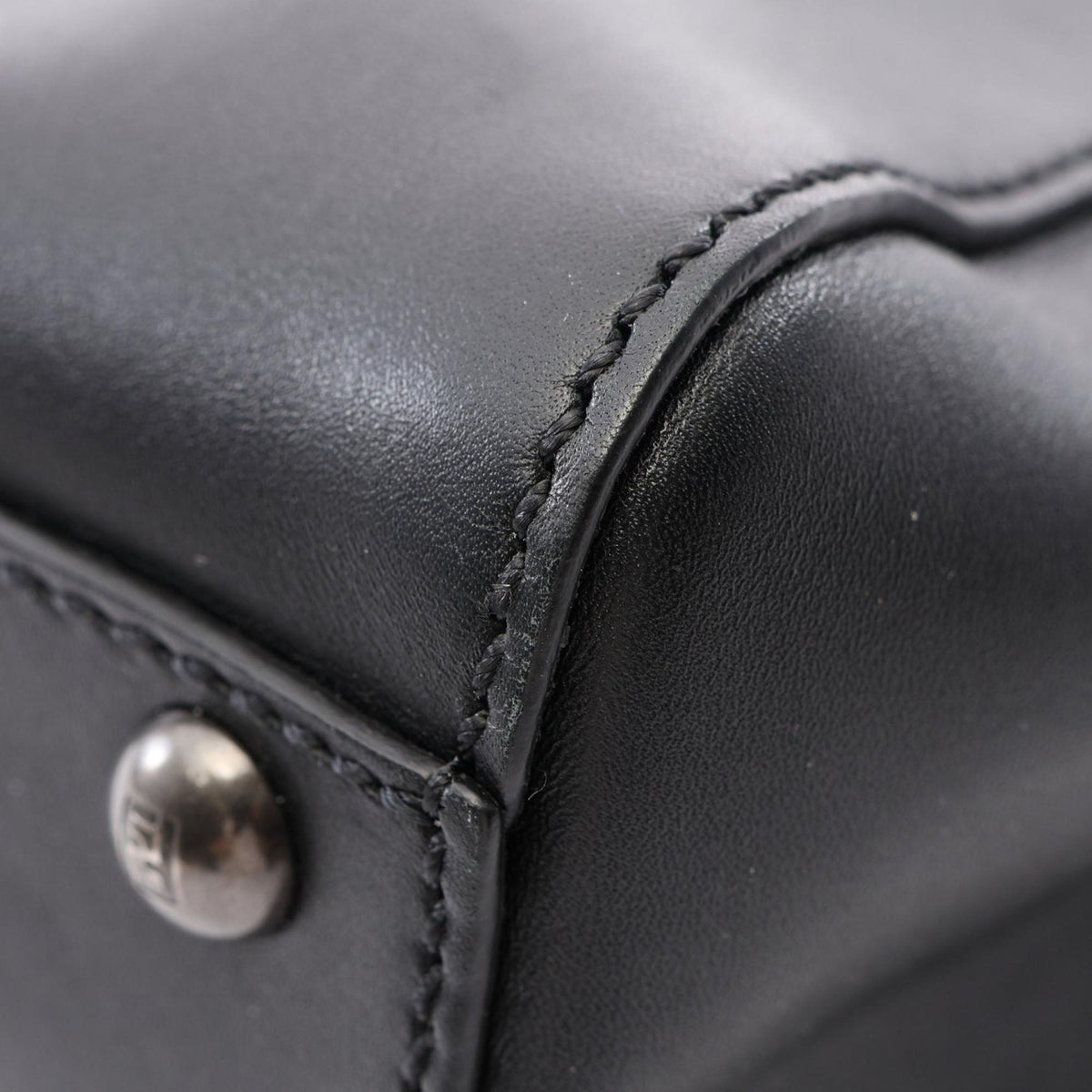 Fendi Medium Shiny Nappa Peekaboo Iconic Satchel