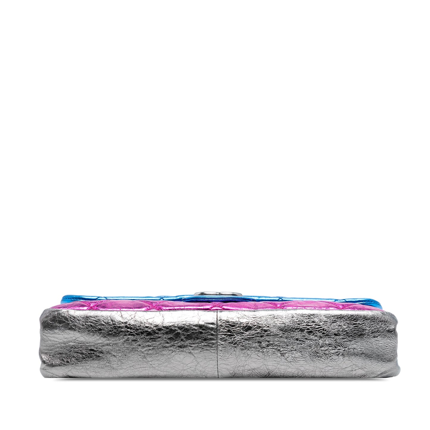 Chanel Multicolor Quilted Metallic Calfskin Modern Chain Flap Frame Bag