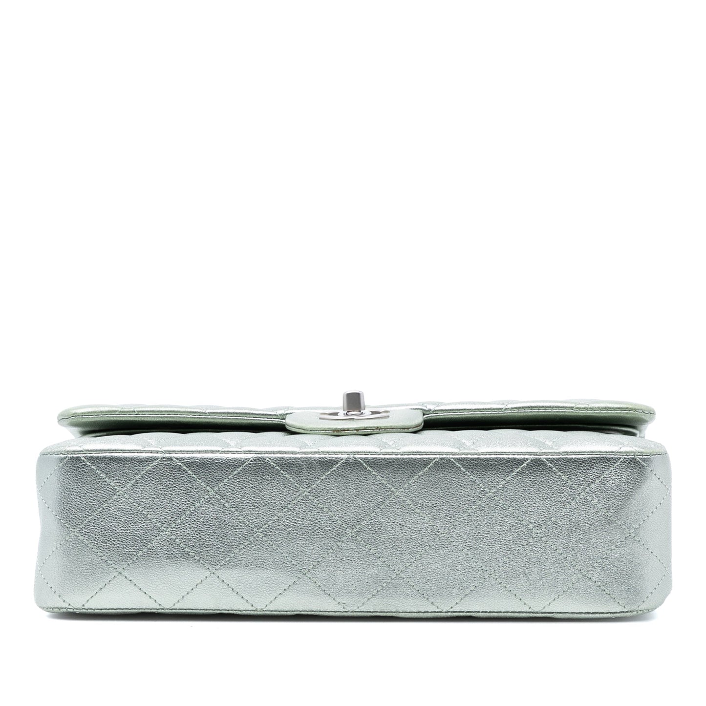 Chanel Medium Classic Metallic Lambskin Double Flap