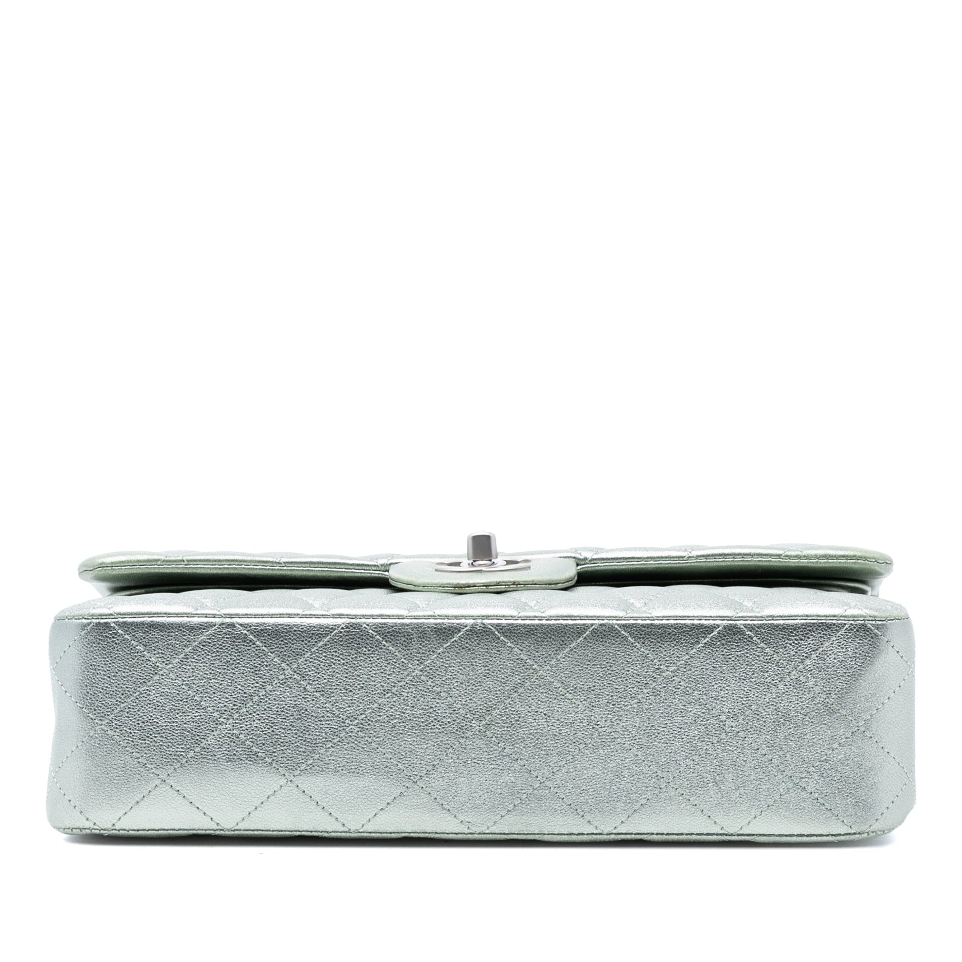 Chanel Medium Classic Metallic Lambskin Double Flap