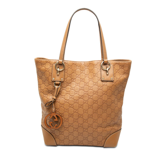 Gucci Medium Guccissima GG Charm Tote