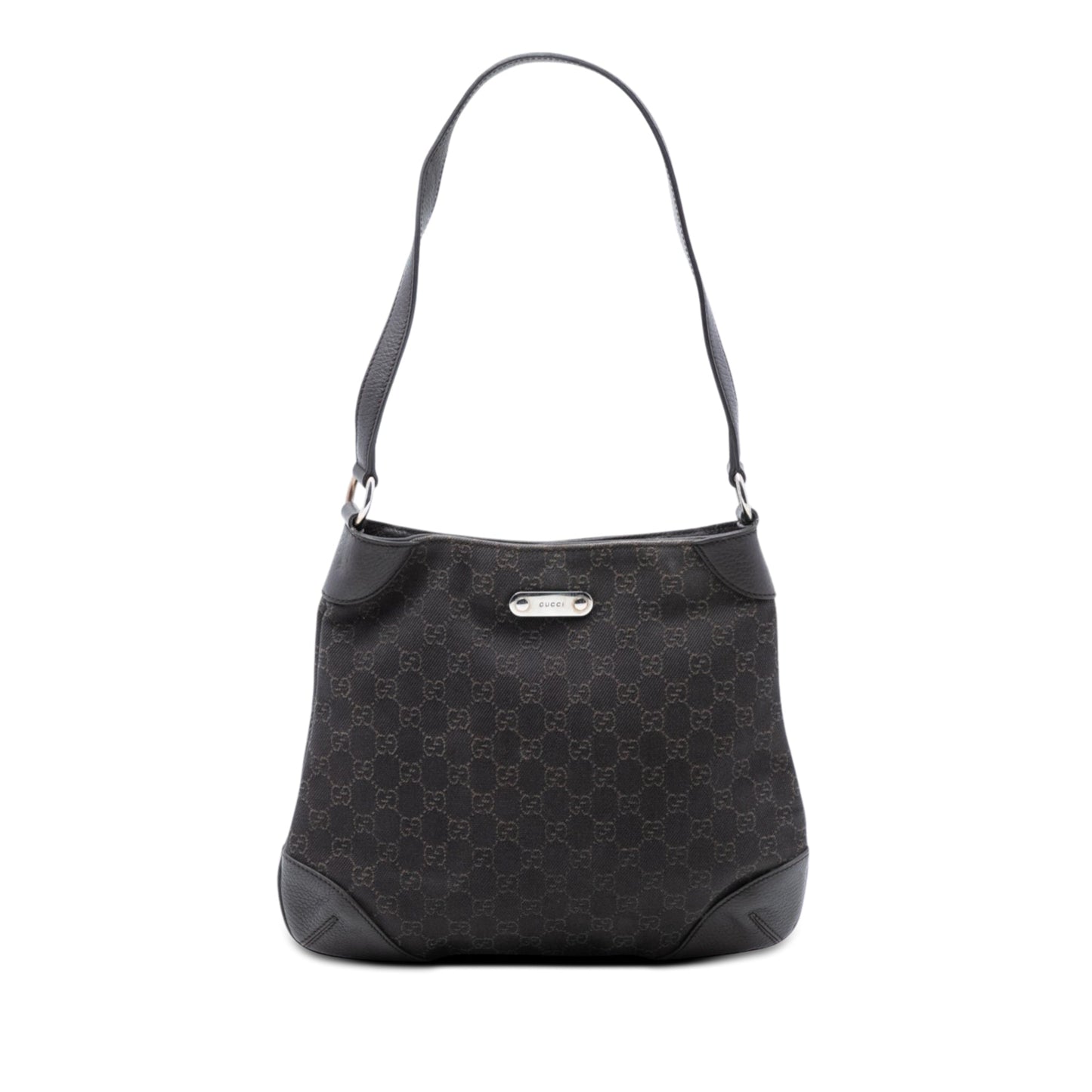 Gucci GG Denim Shoulder Bag