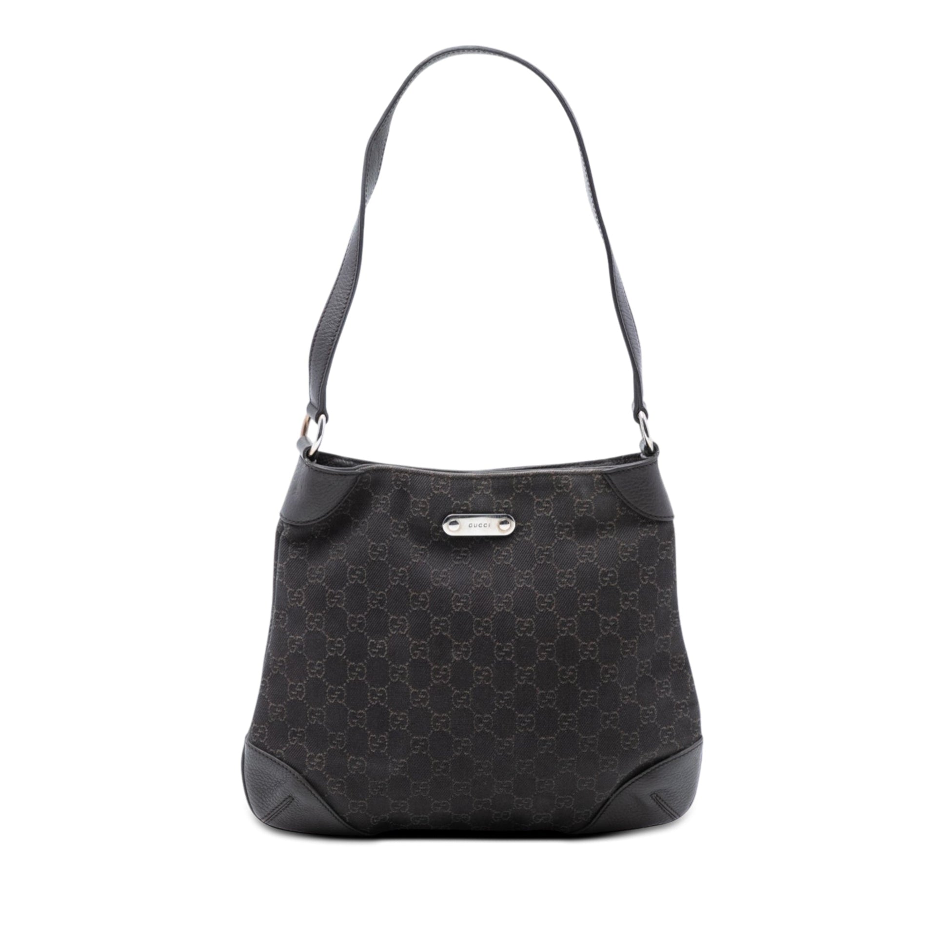 Gucci GG Denim Shoulder Bag