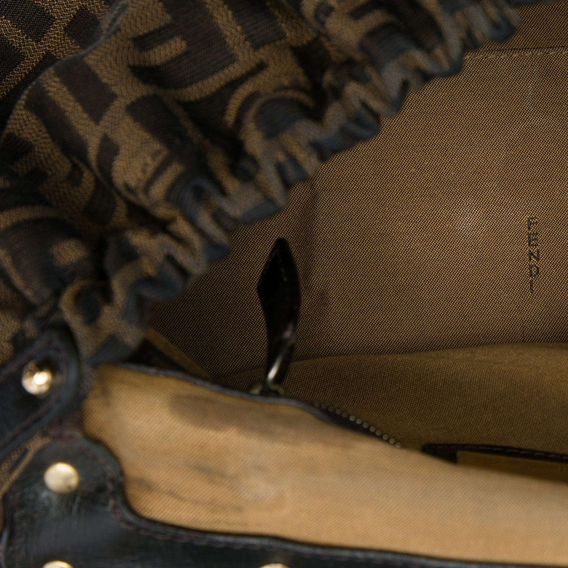 Fendi Medium Zucca Canvas Magic Handbag