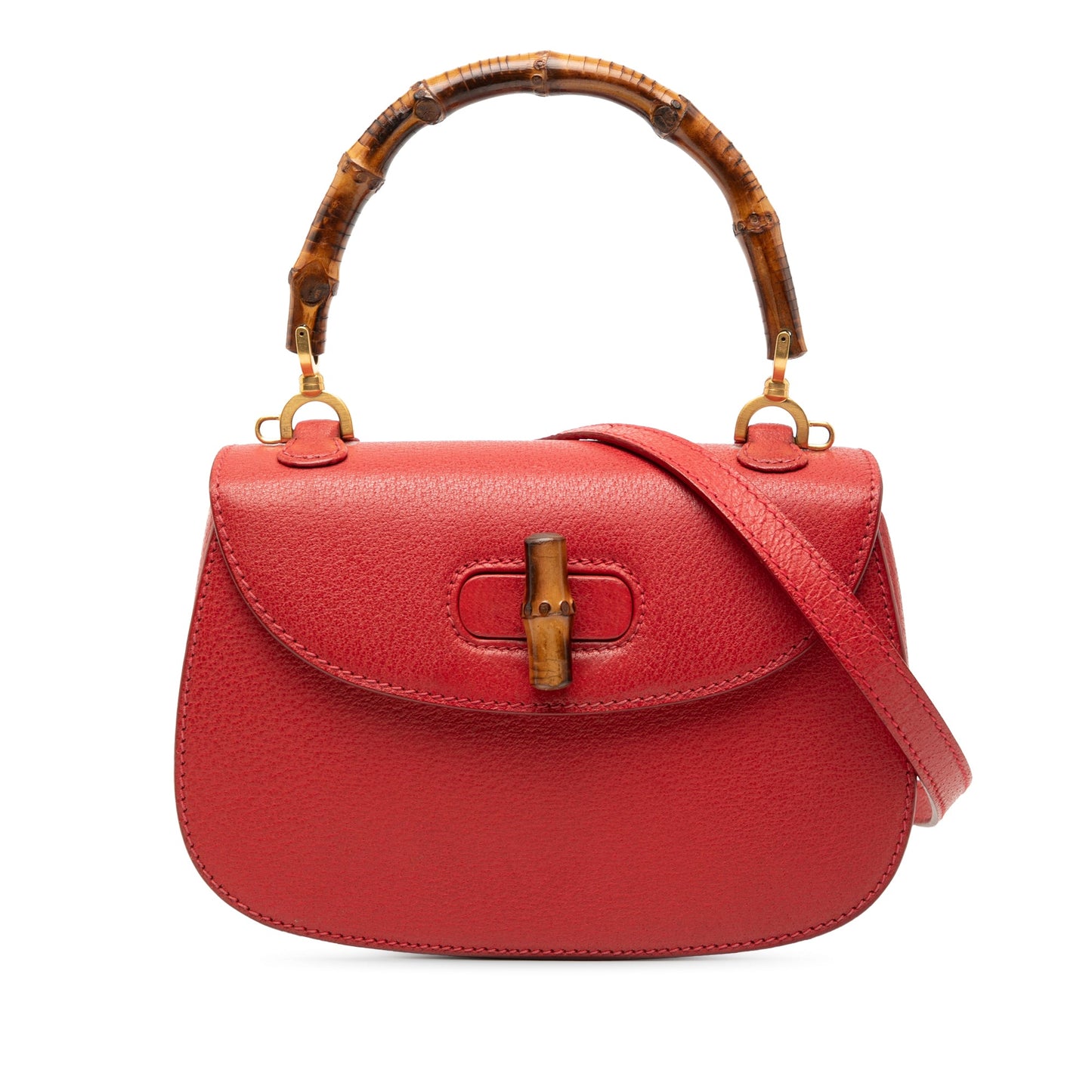 Gucci Small Grained Calfskin Bamboo Night