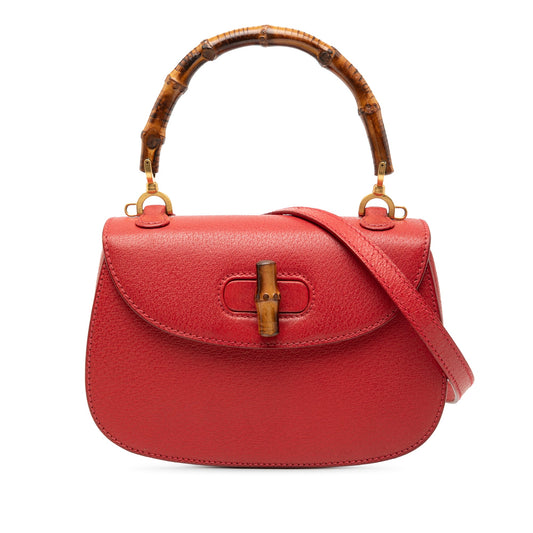 Gucci Small Grained Calfskin Bamboo Night