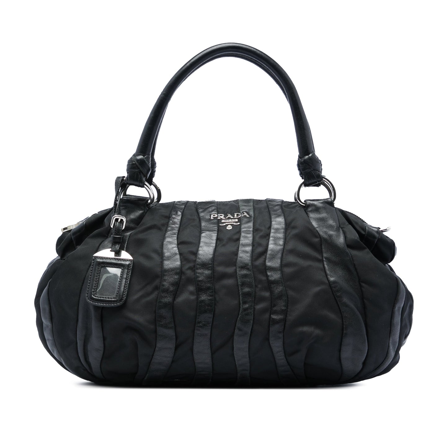Prada Tessuto Nappa Waves Handbag