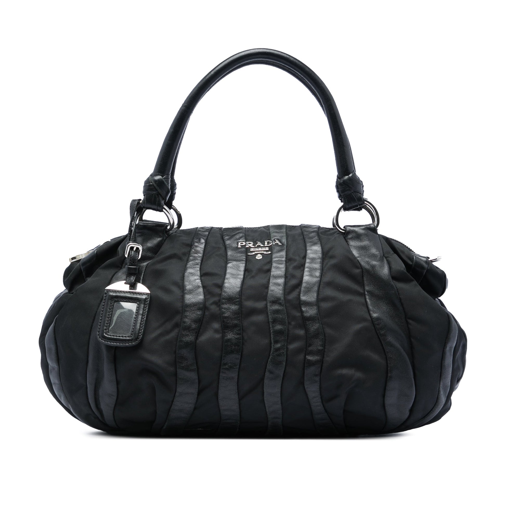 Prada Tessuto Nappa Waves Handbag