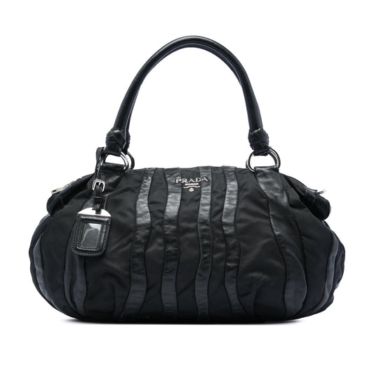 Prada Tessuto Nappa Waves Handbag