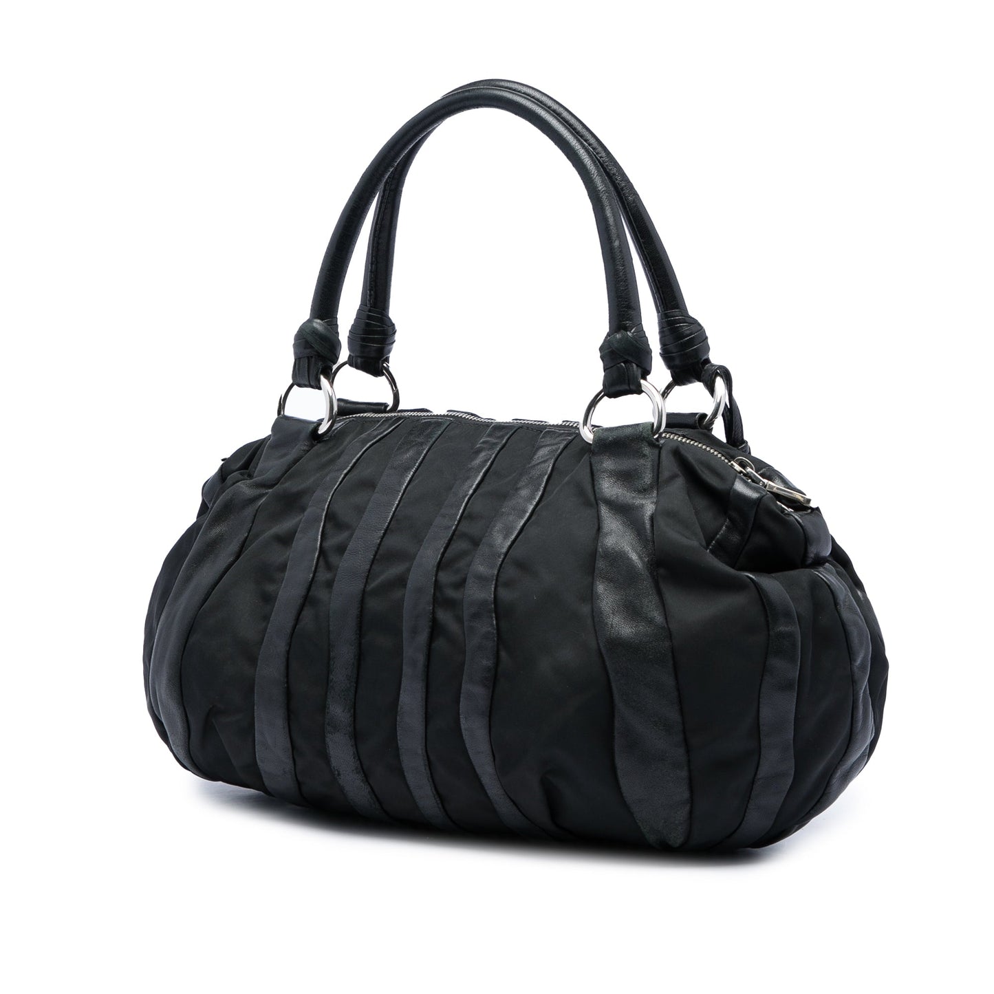 Prada Tessuto Nappa Waves Handbag