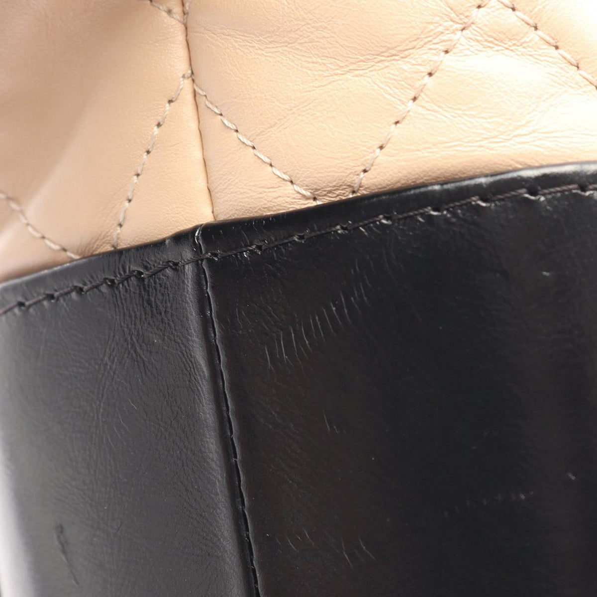 Chanel Large Aged Calfskin Gabrielle Crossbody — Beige
