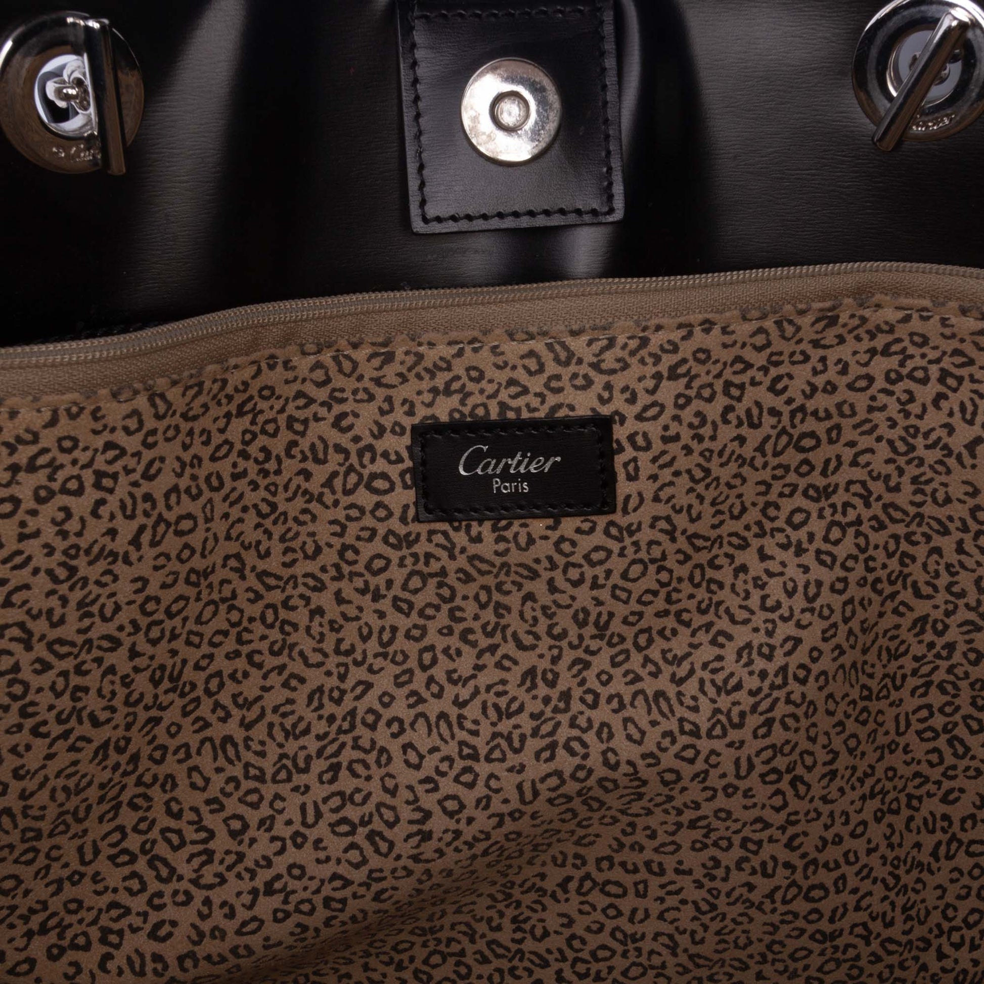 Cartier Leather Panthere Tote