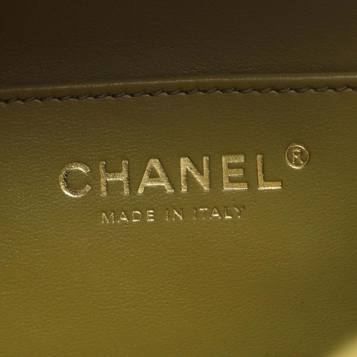 Chanel Mini Quilted Lambskin Wenge Wood Bowling Bag