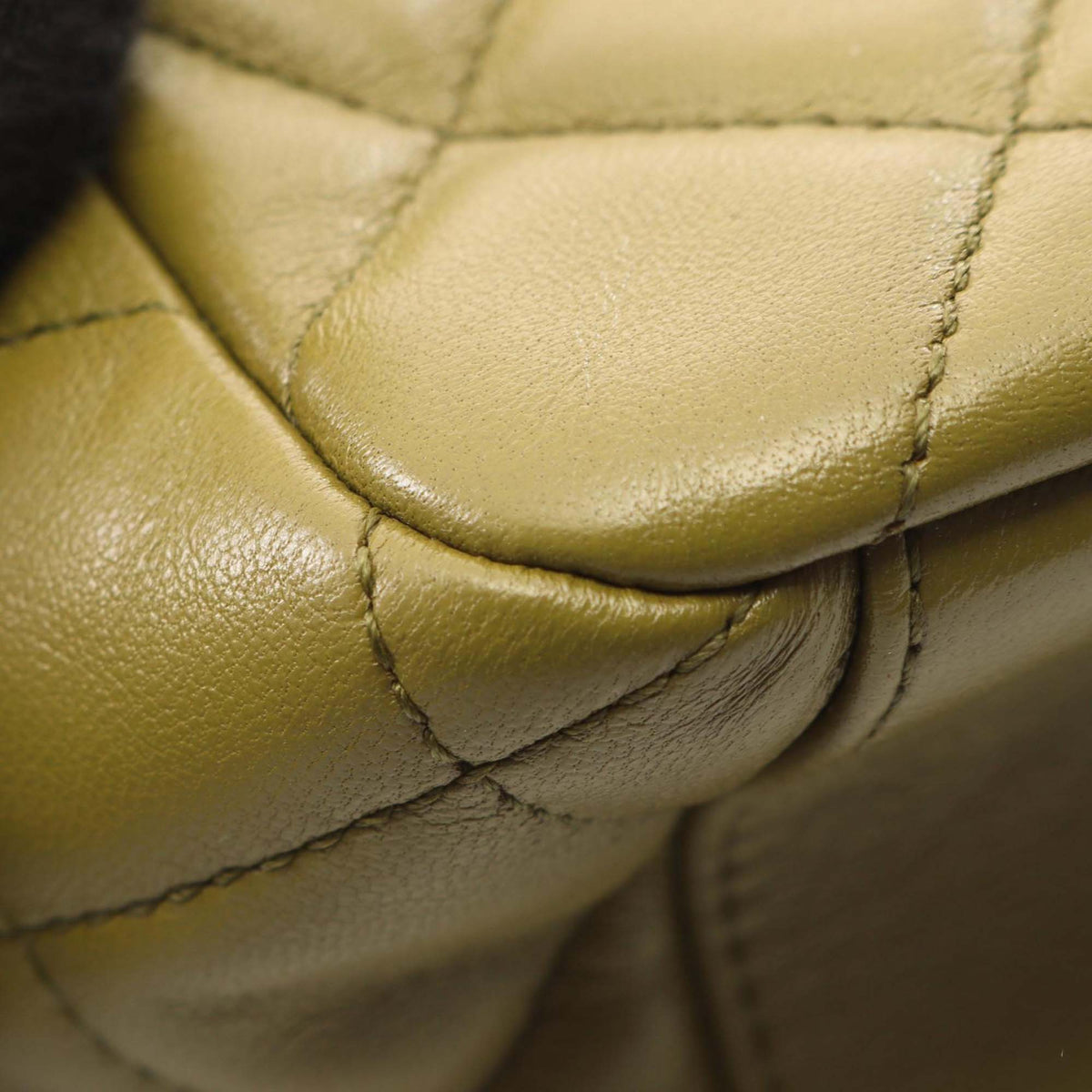 Chanel Mini Quilted Lambskin Wenge Wood Bowling Bag