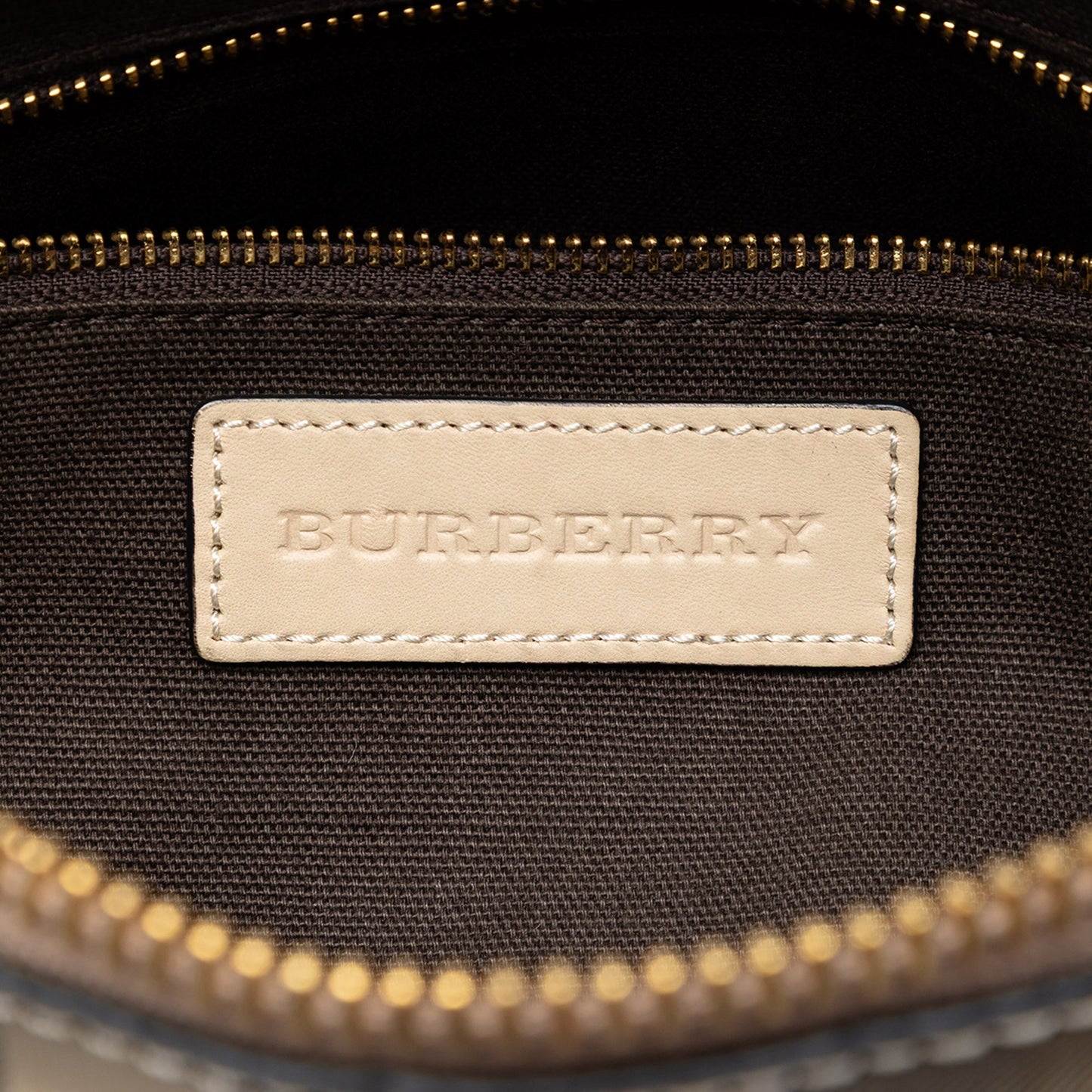 Burberry Small Smoke Check Coated Canvas Salisbury Tote