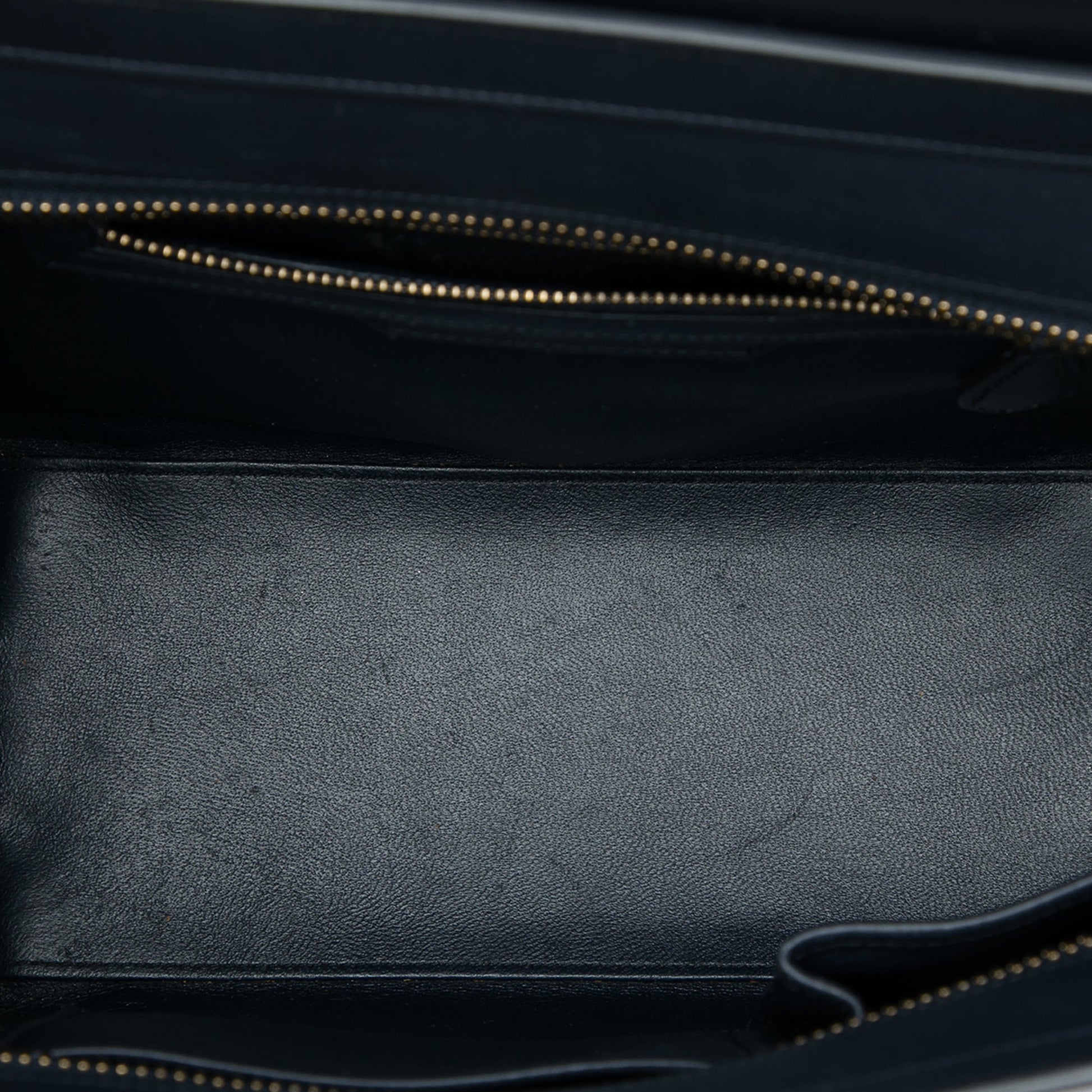 Celine Micro Tricolor Leather Luggage Tote