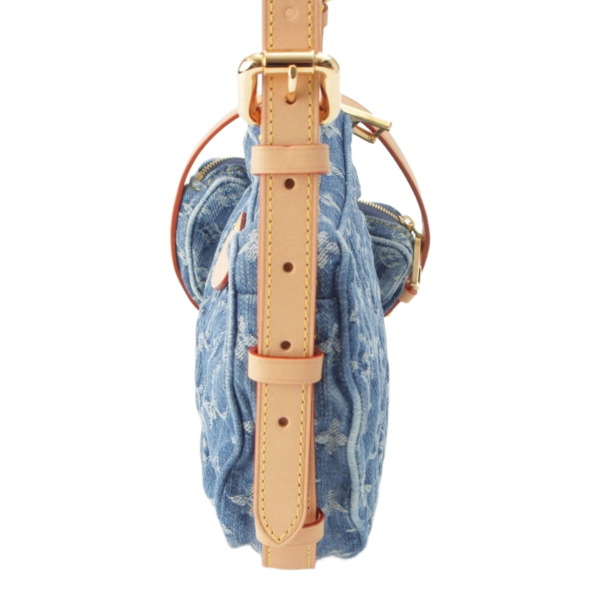 Louis Vuitton Monogram Denim Croissant MM — Blue