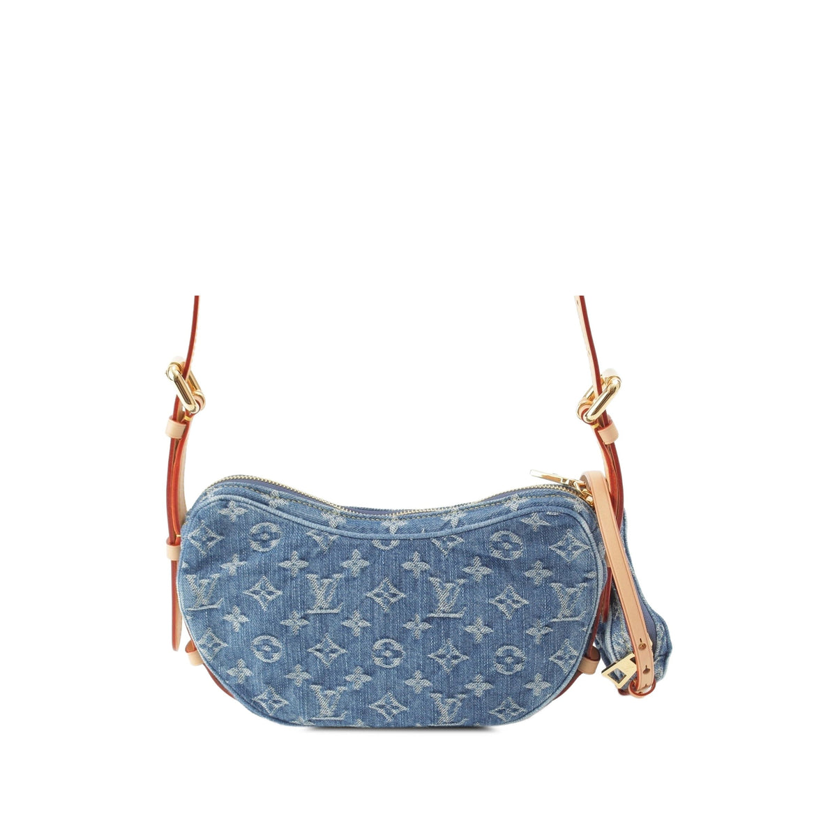 Louis Vuitton Monogram Denim Croissant MM — Blue