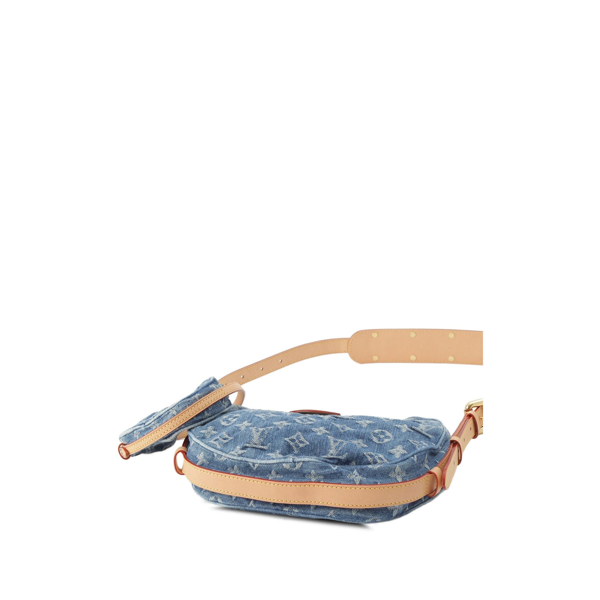 Louis Vuitton Monogram Denim Croissant MM — Blue