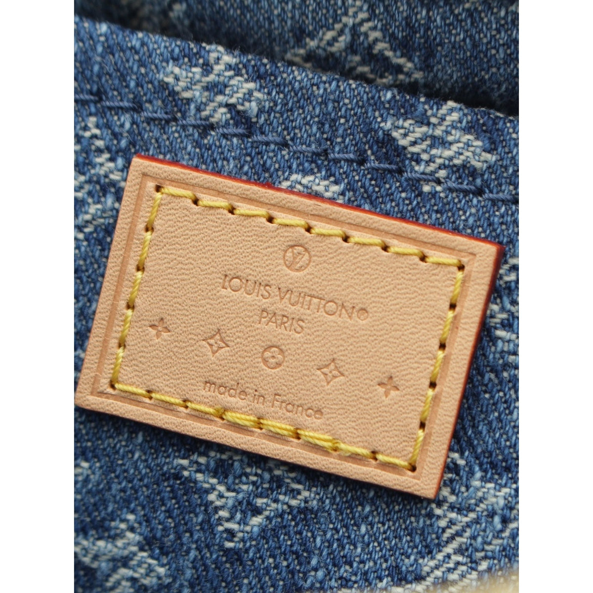 Louis Vuitton Monogram Denim Croissant MM — Blue