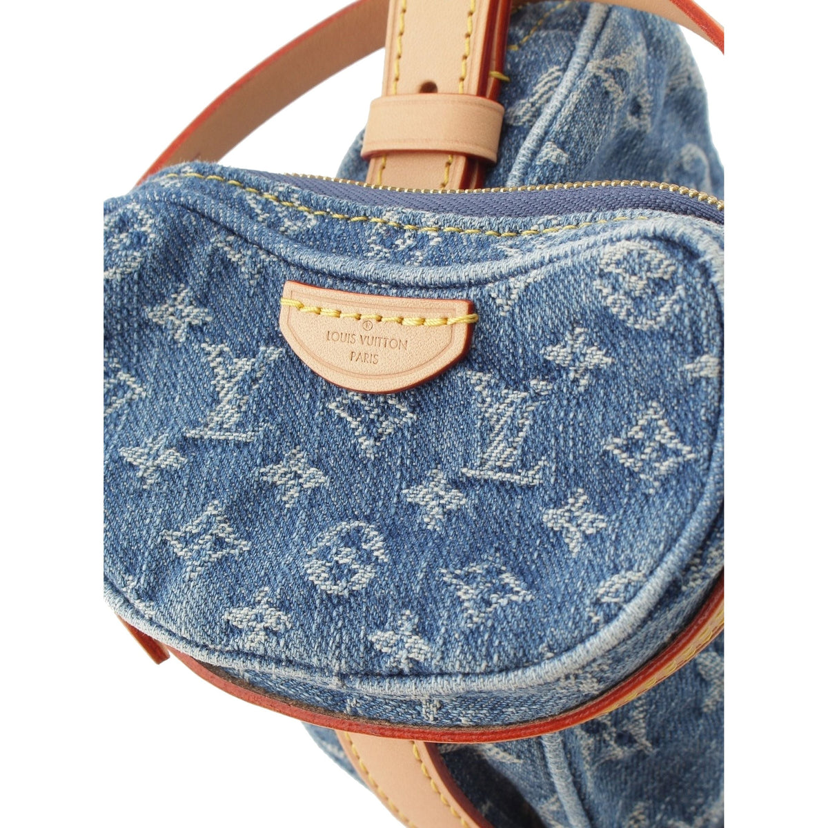 Louis Vuitton Monogram Denim Croissant MM — Blue