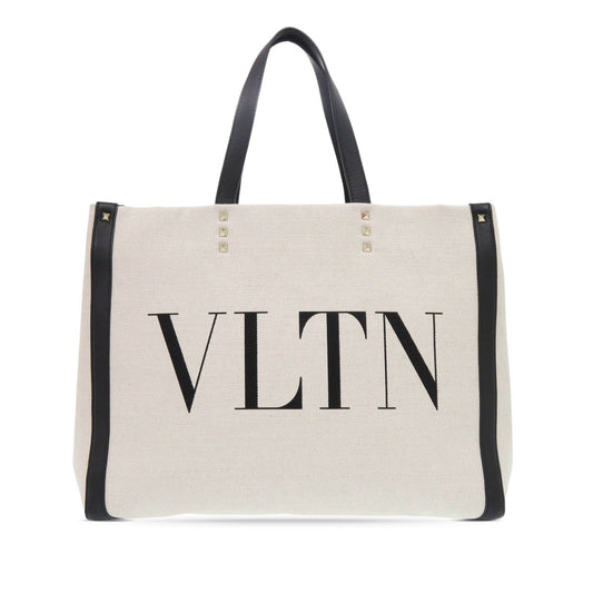 Valentino Medium Canvas Rockstud VLTN Tote