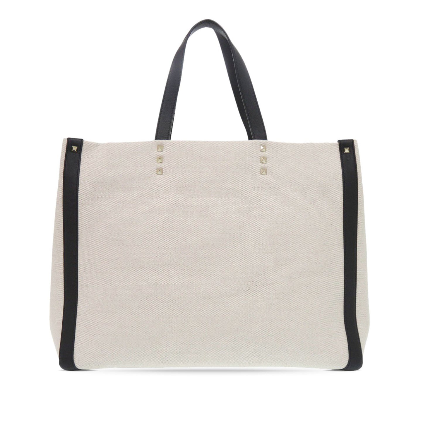 Medium Canvas Rockstud VLTN Tote