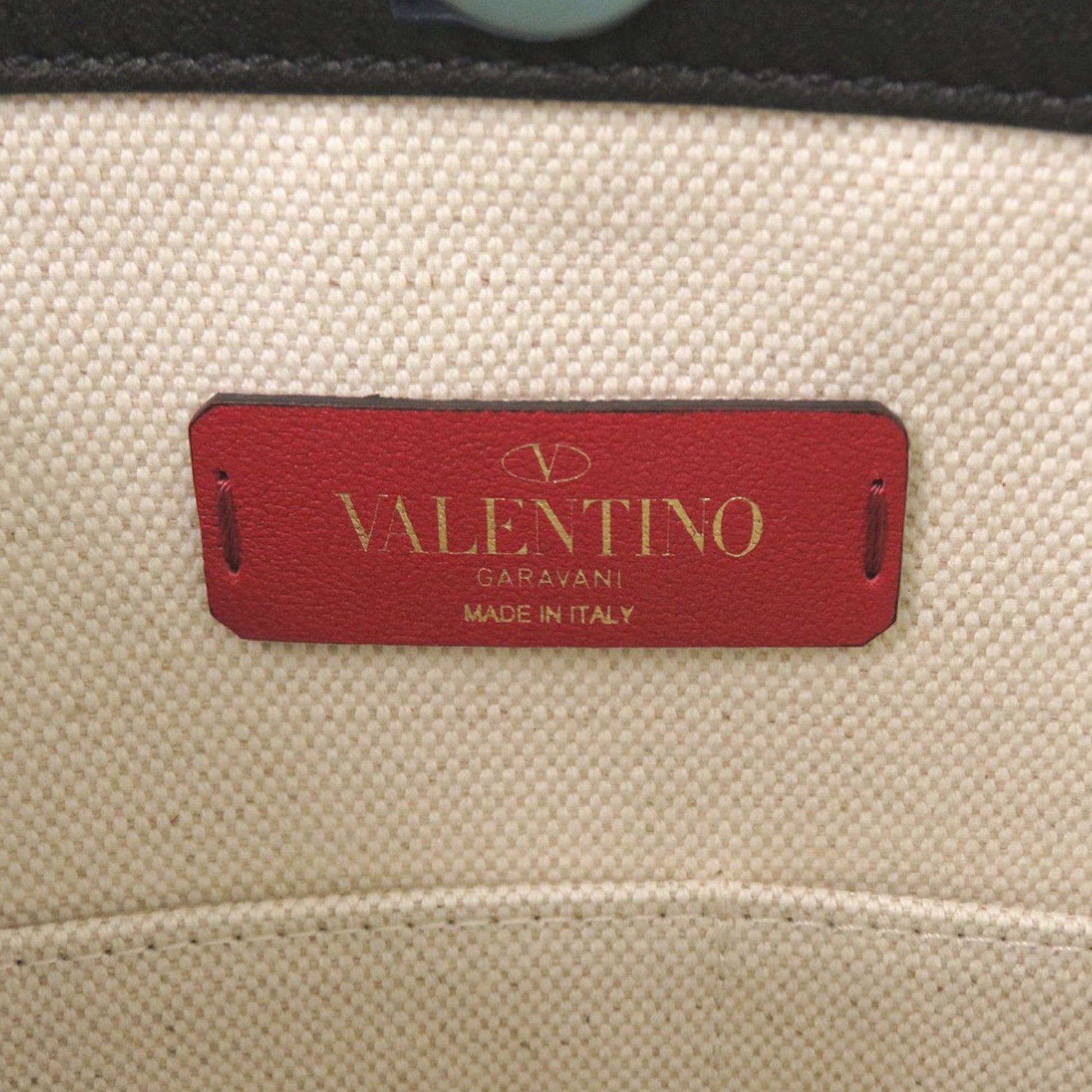 Medium Canvas Rockstud VLTN Tote