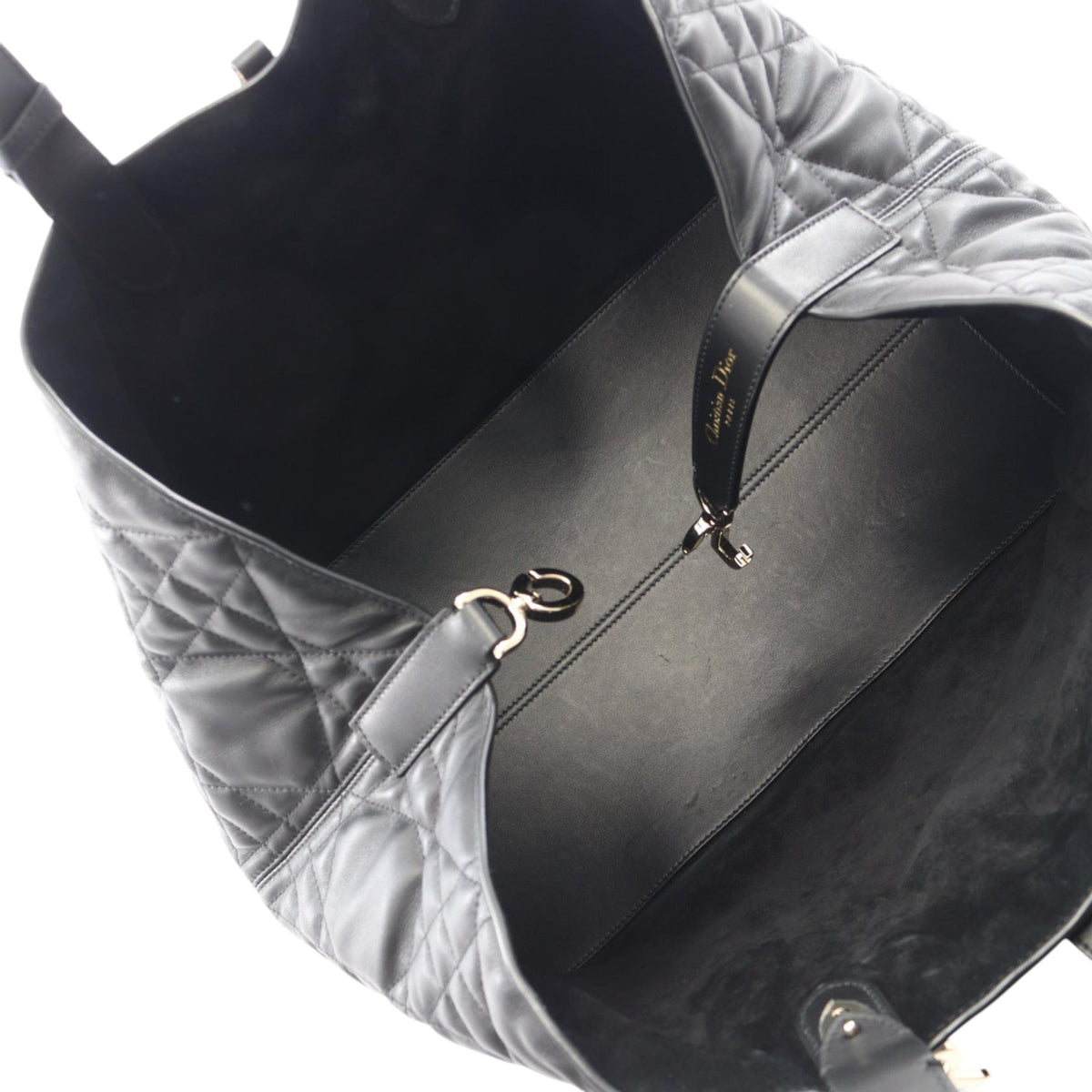Dior Large Calfskin Macrocannage Toujours Handbag