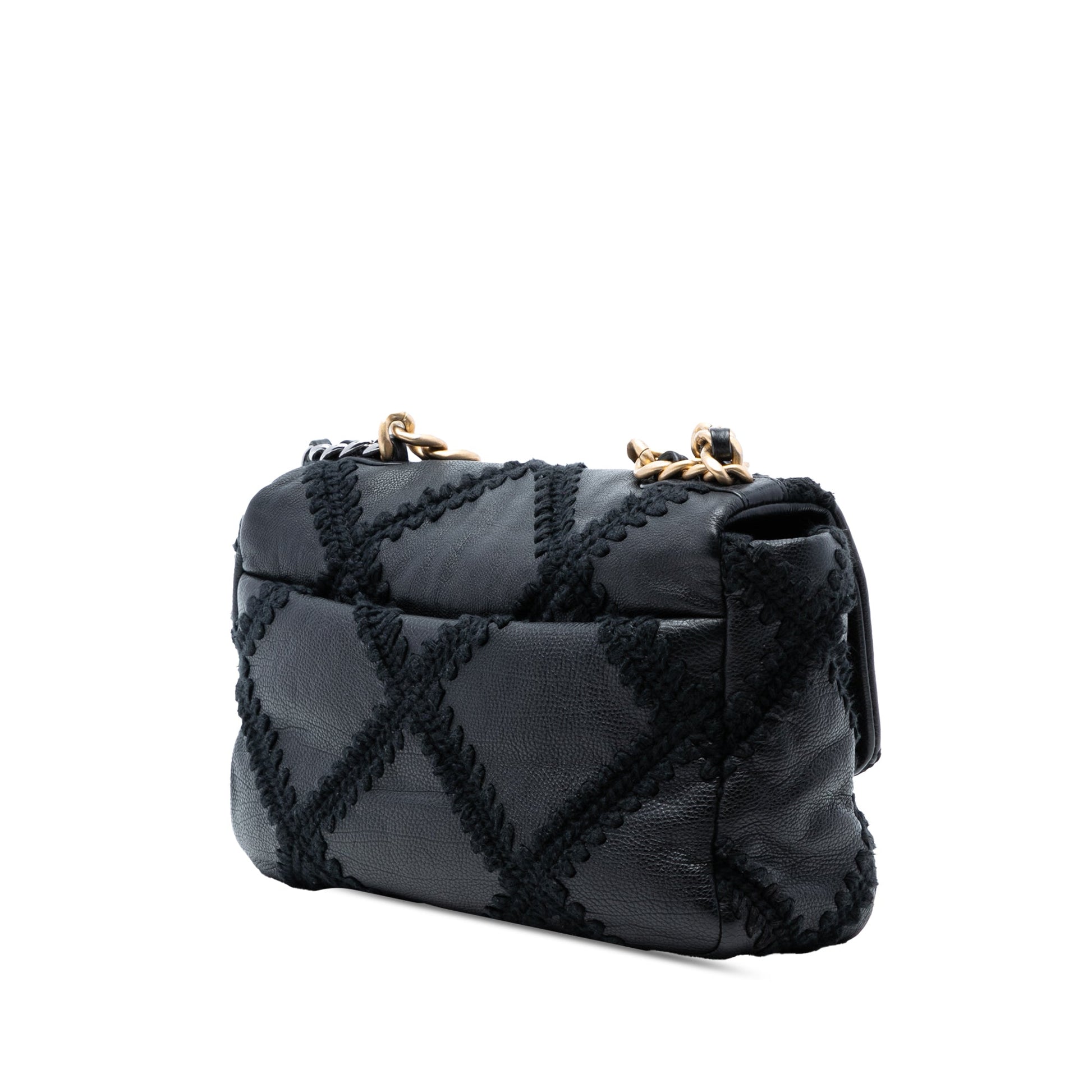 Medium Crochet Calfskin 19 Flap