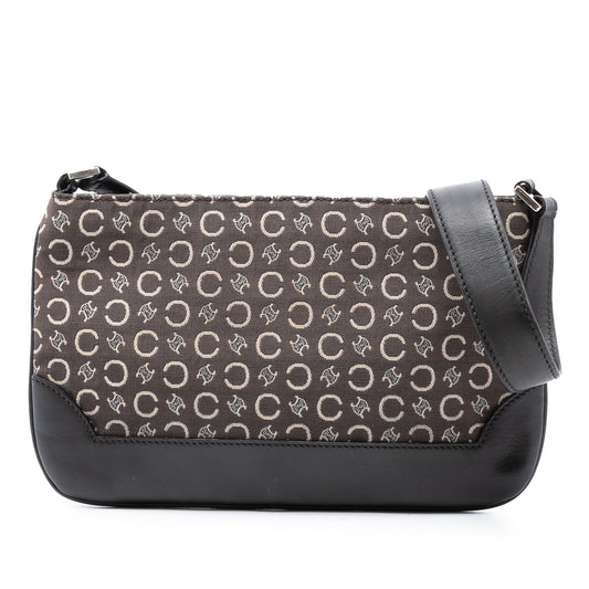 Celine C Macadam Canvas Shoulder Bag