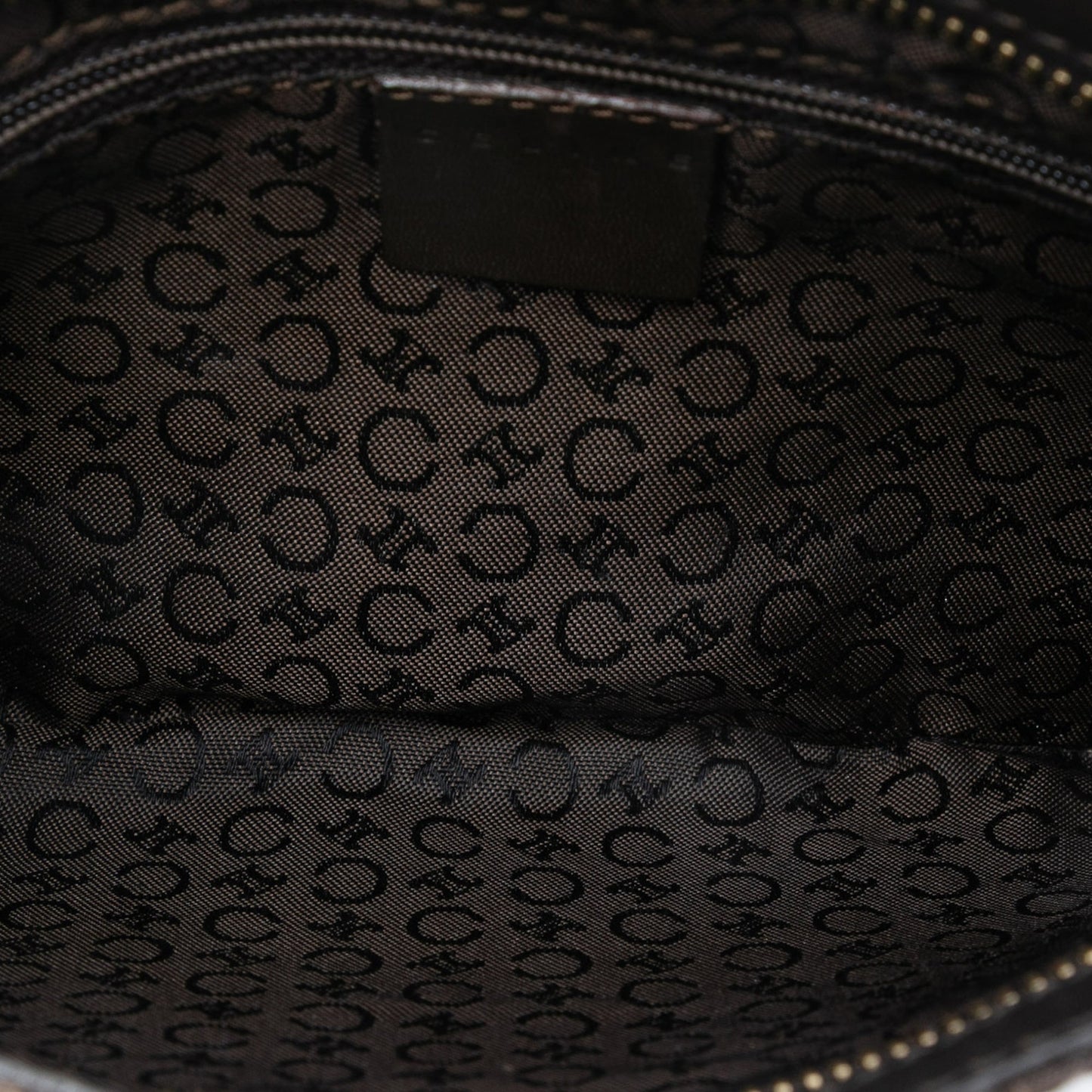 Celine C Macadam Canvas Shoulder Bag