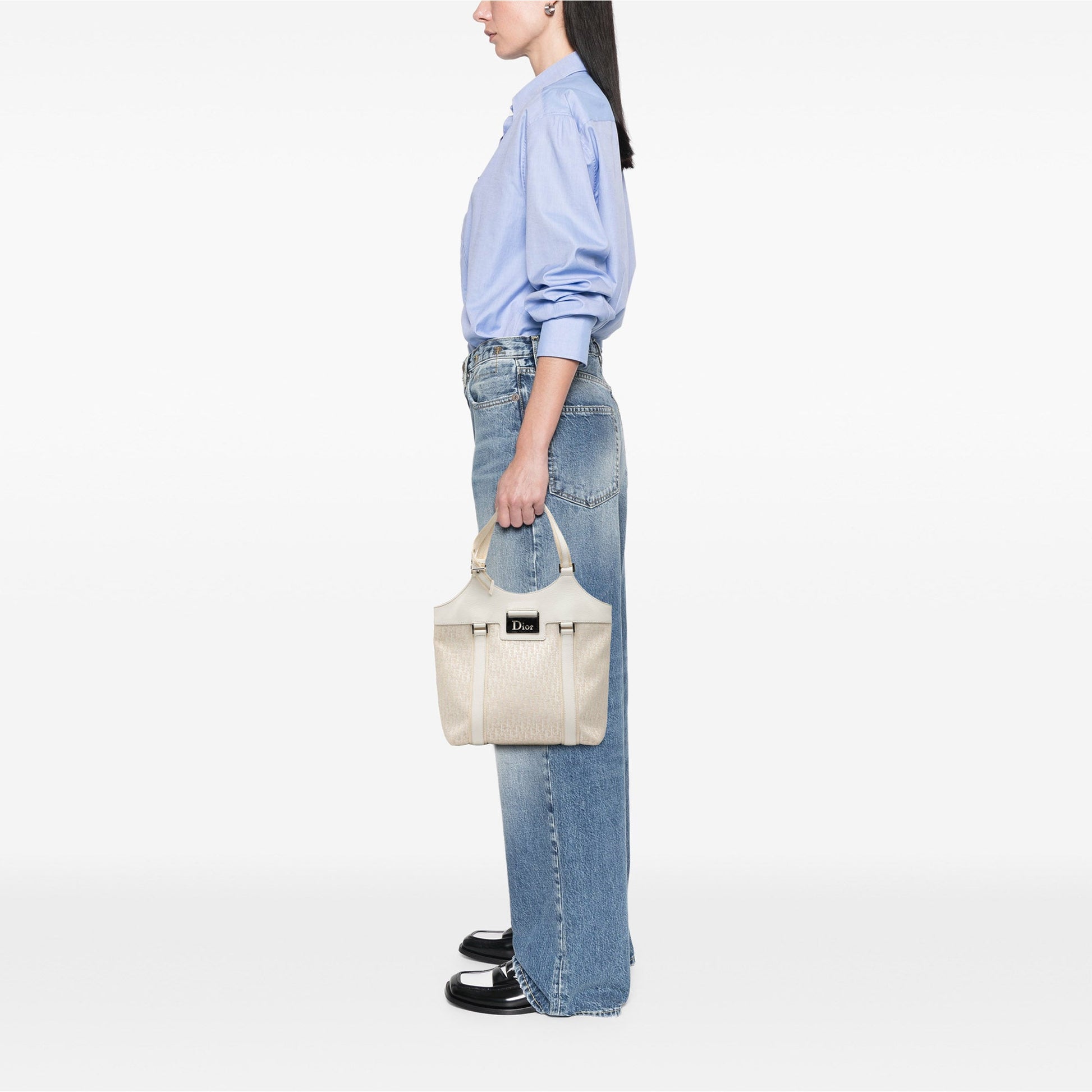 Dior Diorissimo Trotter Canvas Street Chic Tote