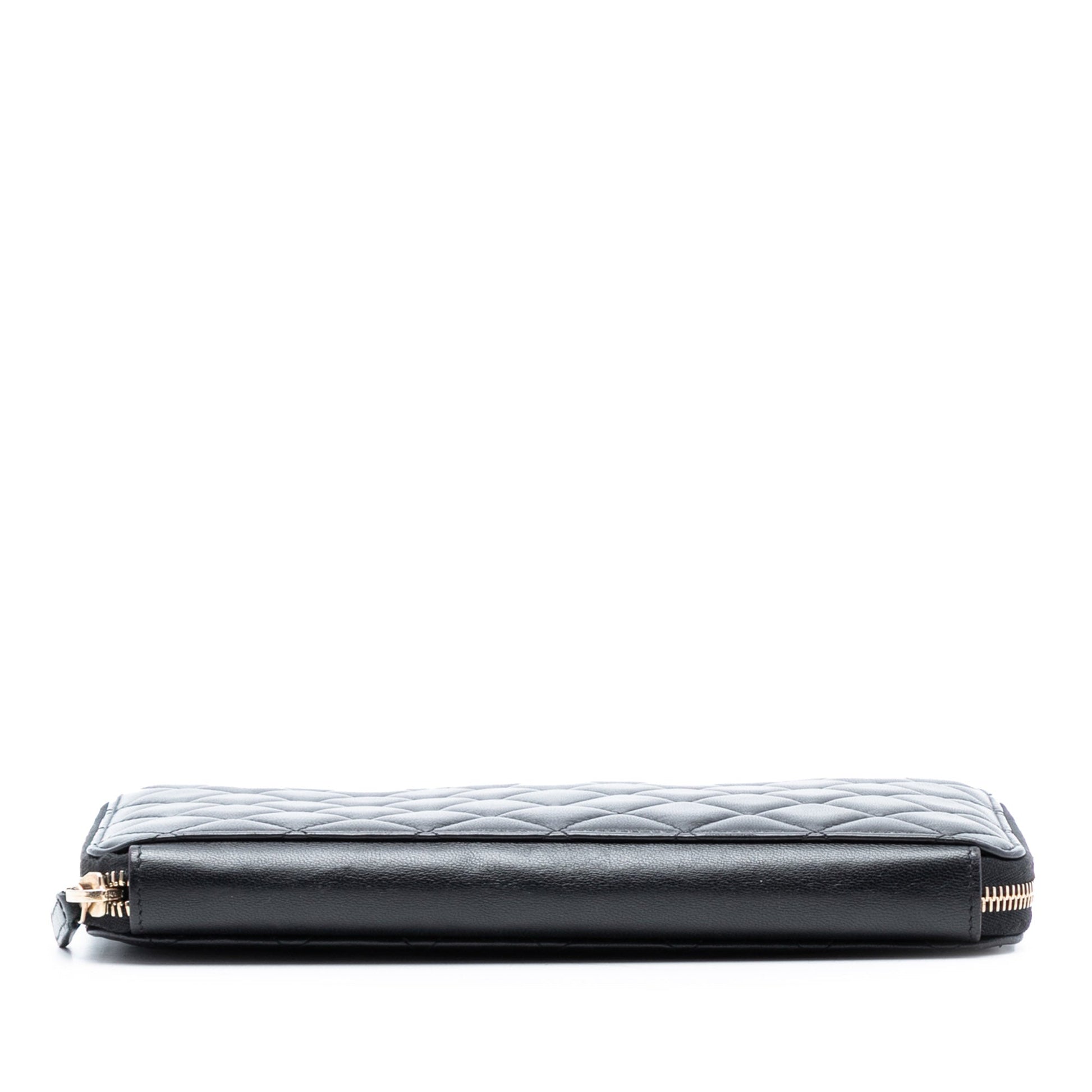 Chanel CC Grained Calfskin Classic Zipped Travel Pouch