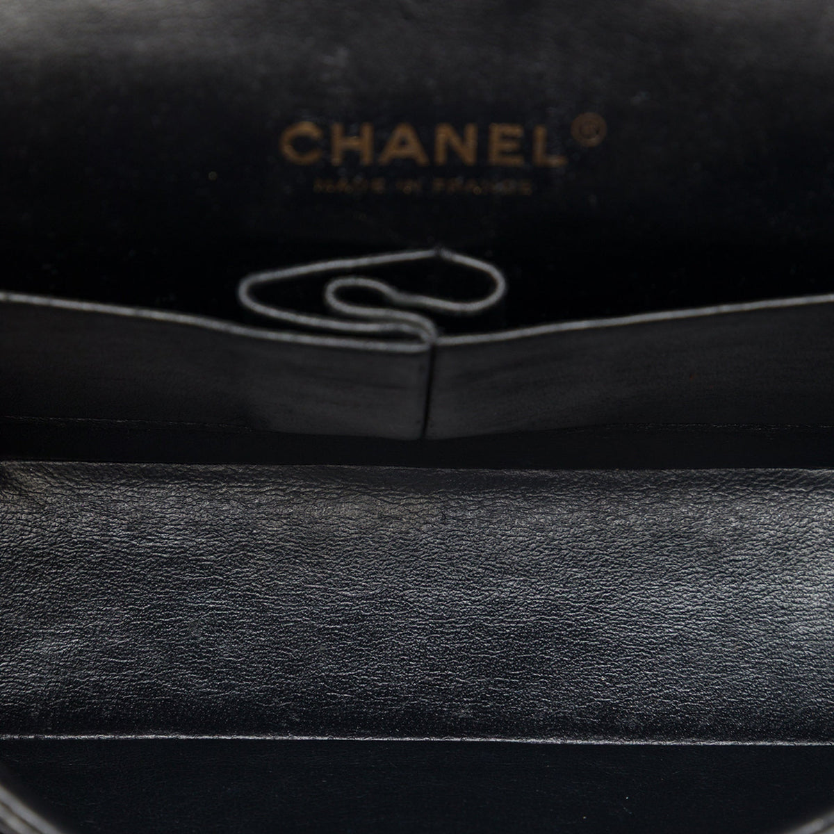 Chanel Medium Classic Caviar Double Flap — Black