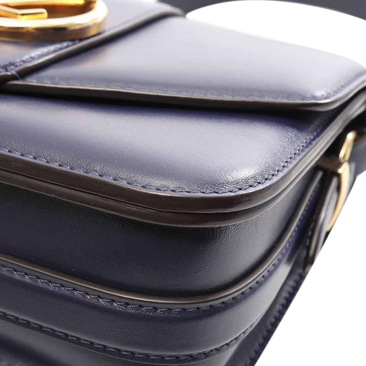 Louis Vuitton Calfskin LV Pont 9 Soft MM — Blue