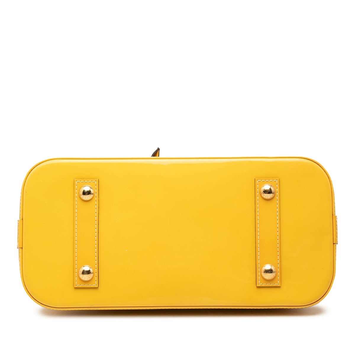 Louis Vuitton Monogram Vernis Alma PM — Yellow