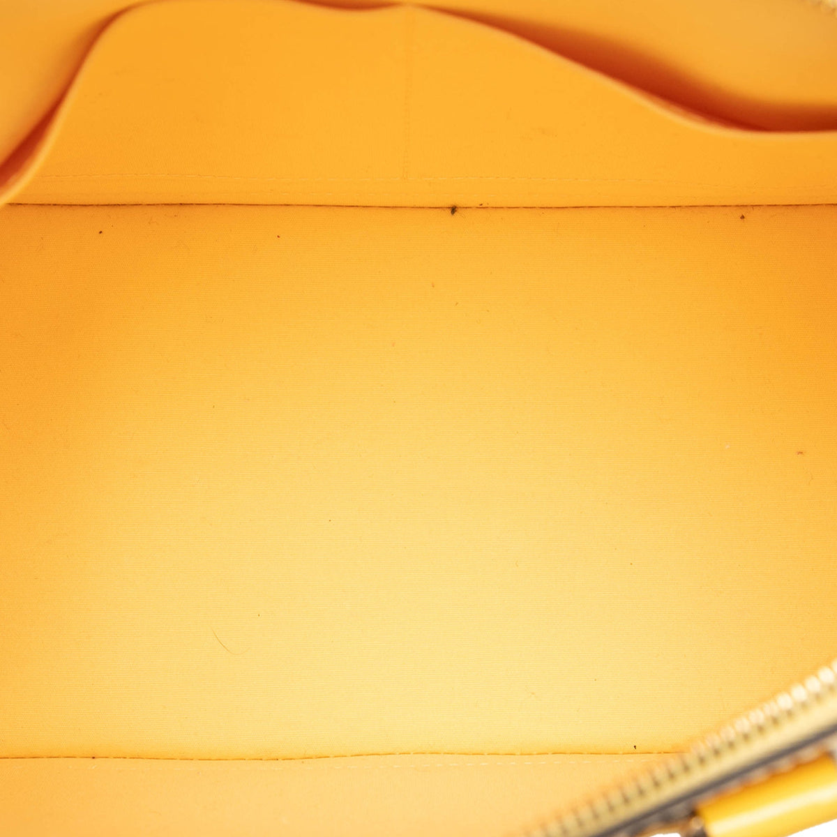 Louis Vuitton Monogram Vernis Alma PM — Yellow